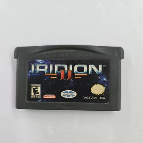 Iridion II 2 GAME ONLY NINTENDO Game Boy Advance GBA TESTED FREE SHIPPING
