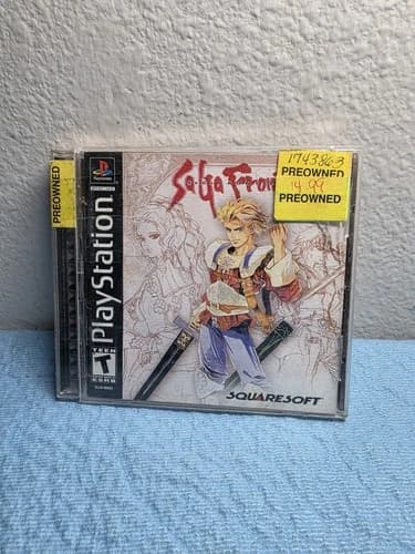 Sony PlayStation 1 PS1 CIB COMPLETE TESTED SaGa Frontier 2 2000