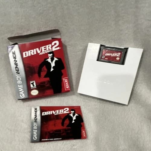 Driver 2 Advance Nintendo Game Boy Advance Atari Complete Edition w/ Manual