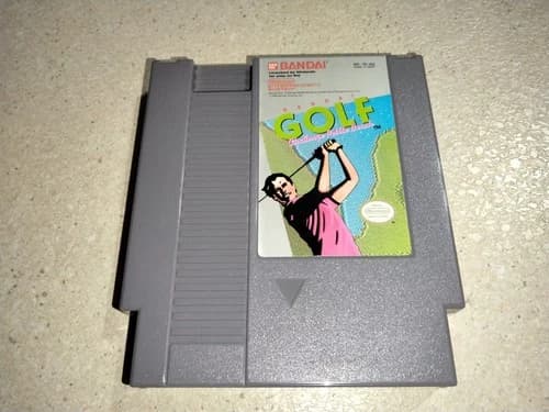Bandai Golf: Challenge Pebble Beach (Nintendo NES, 1989) Cartridge Only 3 Screws