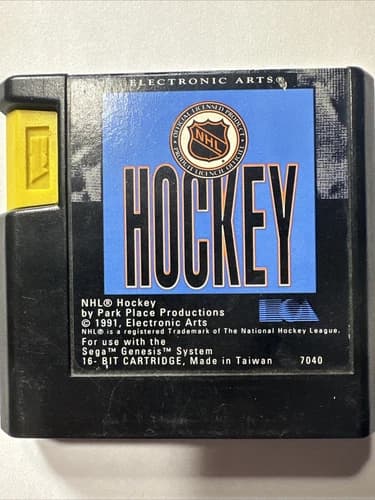 NHL Hockey (Sega Genesis, 1991) Free Shipping!!