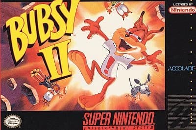 Bubsy II 2 - Fun SNES Super Nintendo Game
