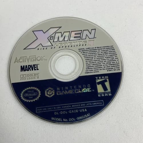 X-Men Legends 2 II: Rise of Apocalypse | Nintendo GameCube | Disc Only | Tested