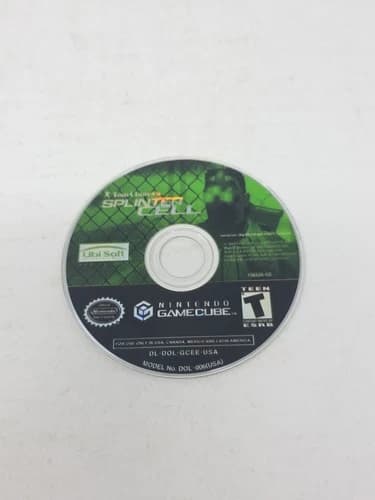 Tom Clancys Splinter Cell Nintendo Gamecube Disc Only Loose Disc Tested