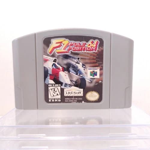 F1 Pole Position 64 (Nintendo 64, 1997) N64 Authentic Tested Working