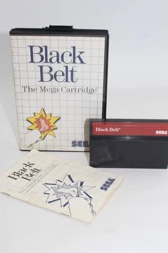 Black Belt (Sega Master System, 1986) Complete w/ Manual