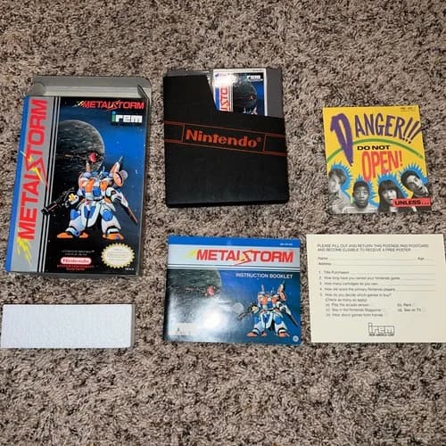 Metal Storm (Nintendo, NES) 100% Complete In Box - Authentic