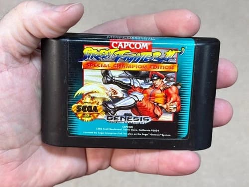 Street Fighter II - Authentic (Sega Genesis) Game Cartridge - Tested