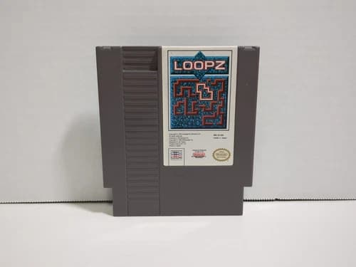 Loopz (Nintendo Entertainment System, 1990), Cart Only, Tested and Working