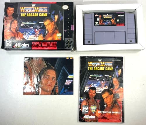 WWF WrestleMania: The Arcade Game (Super Nintendo) SNES CIB