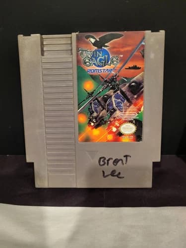 Twin Eagle 1989 Game Classic NES NINTENDO Vintage Original #2