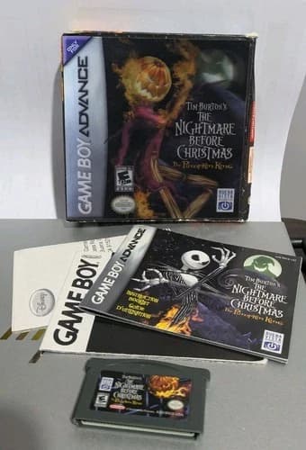 Nightmare Before Christmas the Pumpkin King GBA Complete In Box
