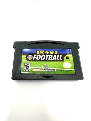 Backyard Football Nintendo Game Boy Advance Authentic Tested Working