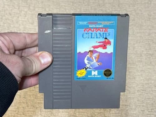 Karate Champ - Nintendo NES Game Cartridge - Authentic - Tested