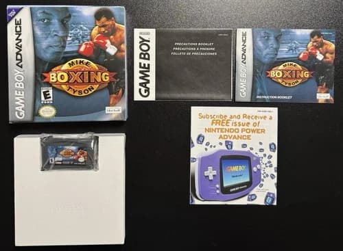 Nintendo Game Boy Advance Mike Tyson Boxing GBA CIB Complete RARE US Version