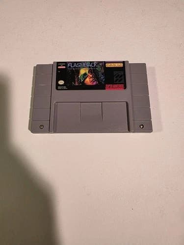 Flashback: The Quest for Identity (Super Nintendo SNES, 1993) ☆ Authentic ☆
