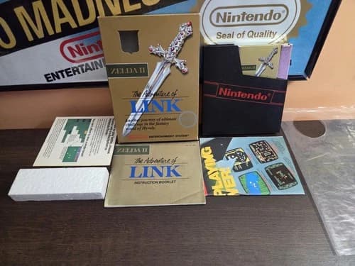 Nes Zelda 2 Adventure Of Link Complete In Box