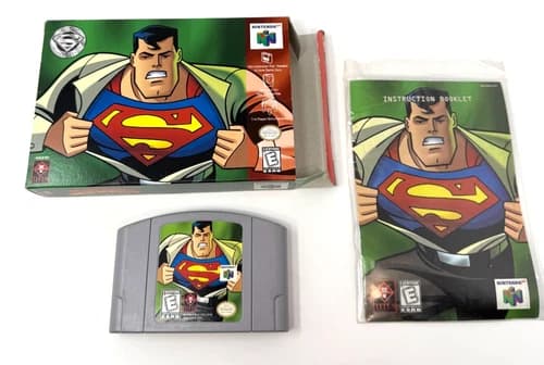 Superman N64 CIB Excellent
