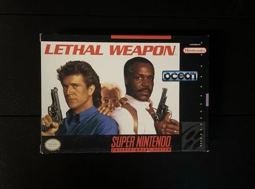 Lethal Weapon Super Nintendo SNES Complete In Box CIB Manual Cartridge Game