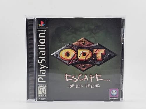 Sony Playstation 1 PS1 ODT Escape or Die Trying CIB Cleaned & Tested