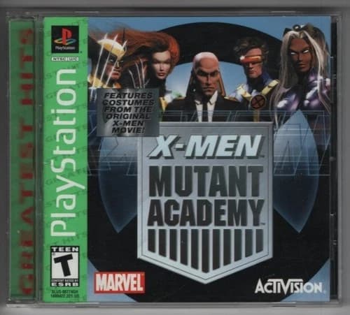X-Men: Mutant Academy Greatest Hits (Sony PlayStation One PS1) FREE SHIPPING
