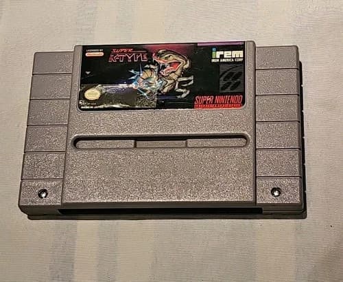 Super R-Type (Super Nintendo, 1991) SNES Authentic free shipping