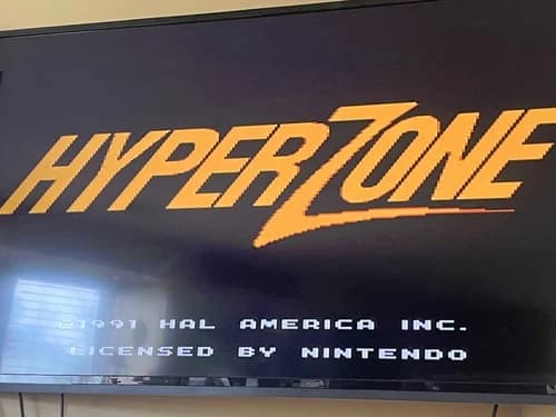 HyperZone (Super Nintendo Entertainment System, 1991) -- HYPER ZONE for SNES