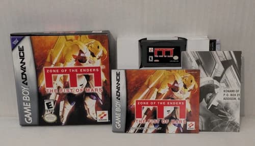 Zone of the Enders: The Fist of Mars Nintendo Game Boy Advance GBA Complete CIB