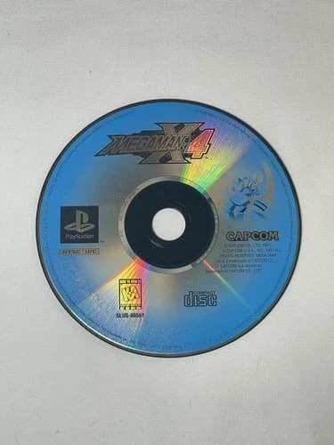 Mega Man X4 PLAYSTATION 1 PS1 Game Disc Only