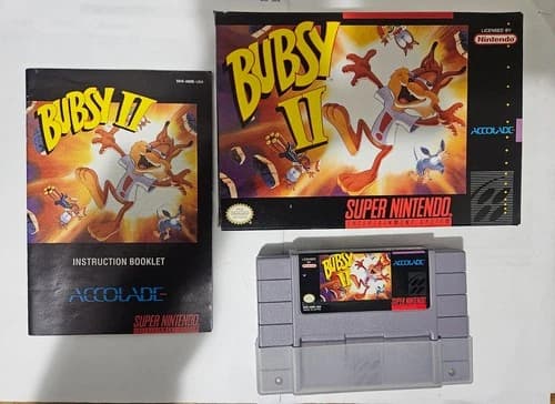 SNES Bubsy 2 CIB