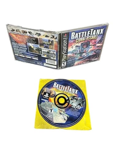 Sony PlayStation 1 PS1 CIB Complete TESTED BattleTanx: Global Assault