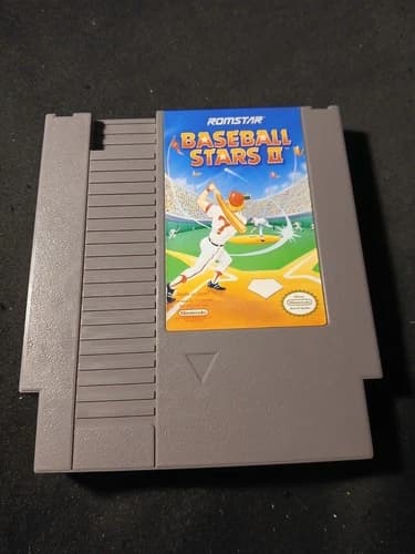 Baseball Stars II Nintendo NES Authentic OEM Cartridge Tested Working