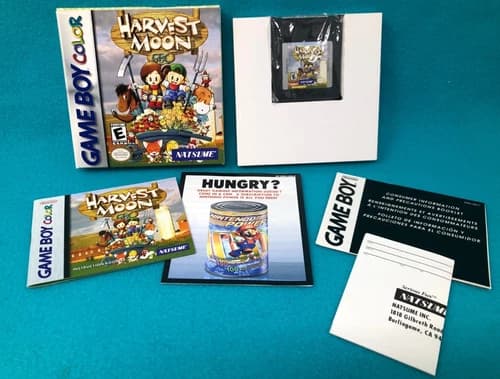 Harvest Moon GBC (Gameboy Color Boy 1999) CIB Box/Inserts/Game AUTHENTIC