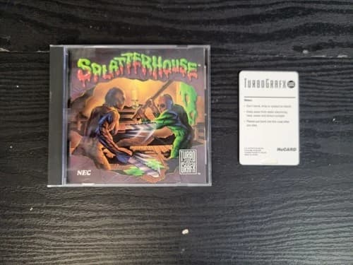 Splatterhouse for Turbo Grafx 16 Complete In Case Great Shape TurboGrafx