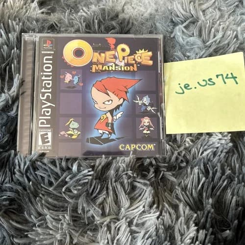 One Piece Mansion (Sony PlayStation 1 PS1, 2001) CIB Complete Tested