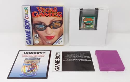 Vegas Games GBC Game Boy GameBoy Color CIB Complete In Box Nintendo