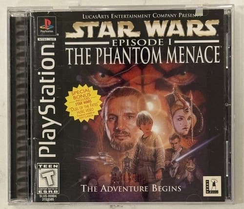 Star Wars Episode I The Phantom Menace PS1 PlayStation 1 Complete - Very Good -