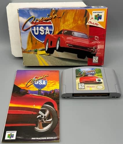 Cruis'n USA Nintendo 64 N64 CIB Complete W/ Manual Authentic