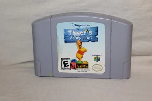 Disney Tigger's Honey Hunt for Nintendo 64 N64 *Authentic* TESTED