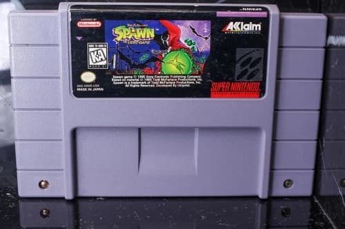Todd McFarlane's Spawn: The Video Game Super Nintendo SNES Tested And Working