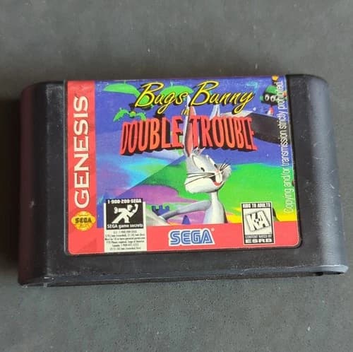 SEGA Bugs Bunny in Double Trouble Sega Genesis TESTED