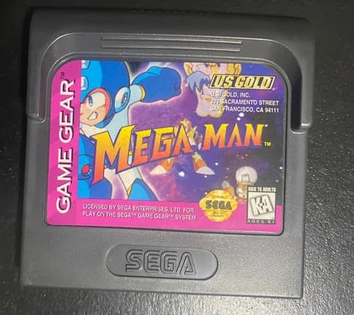 Mega Man - Sega Game Gear - U.S. Gold/Capcom - Acceptable Condition