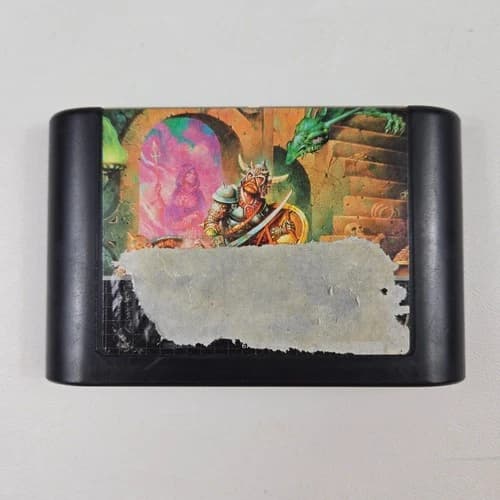 Dungeons & Dragons Warriors of the Eternal Sun Sega Genesis Cartridge Only Works