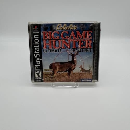 Cabela's Big Game Hunter Ultimate Challenge Sony PlayStation 1 Tested And Clean