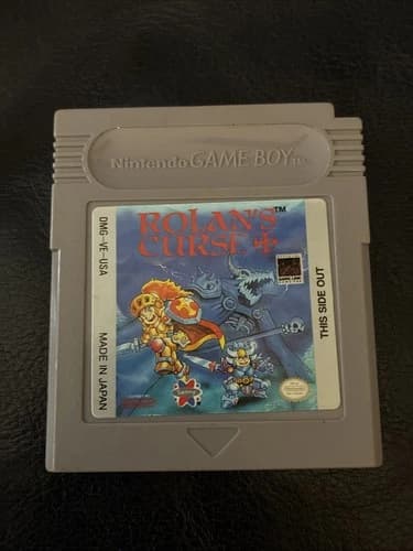 Rolan's Curse Nintendo Game Boy AUTHENTIC TESTED WORKING GREAT SHAPE Gameboy