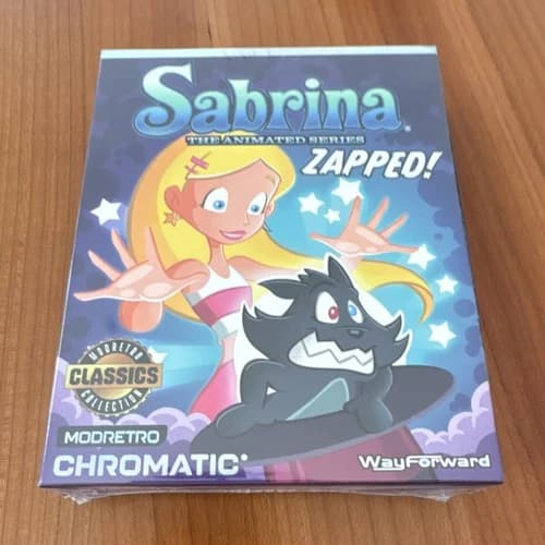 Sabrina The Animated Series: Zapped! Game Boy Color WayForward Charm Included 2…