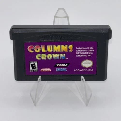 Columns Crown Gameboy Advance 2002 Authentic & Tested & Working