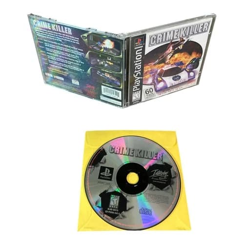 Sony PlayStation 1 PS1 CIB COMPLETE TESTED Crime Killer 1998