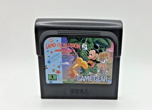 Land Of Illusion Starring Mickey Mouse Sega Game Gear Game - USED