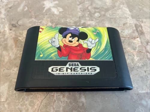 Fantasia Sega Genesis Cart Only Tested Original Working Condition
